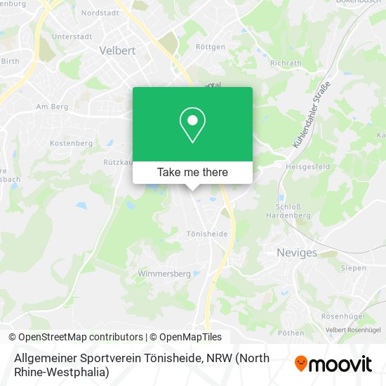 Allgemeiner Sportverein Tönisheide map