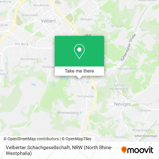 Velberter Schachgesellschaft map