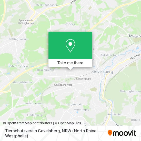 Tierschutzverein Gevelsberg map