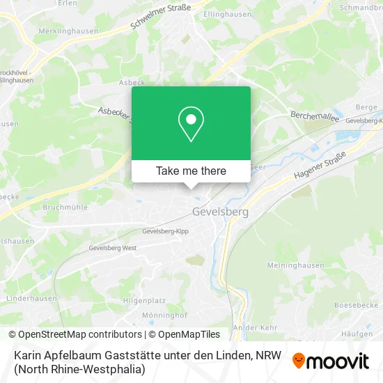 Карта Karin Apfelbaum Gaststätte unter den Linden