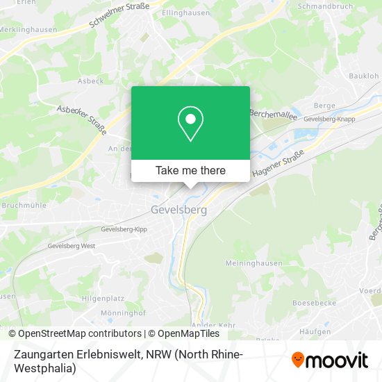 Zaungarten Erlebniswelt map