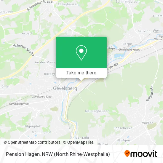 Карта Pension Hagen