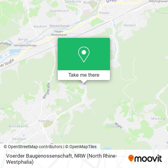 Voerder Baugenossenschaft map