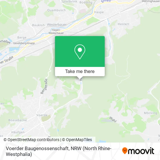 Карта Voerder Baugenossenschaft