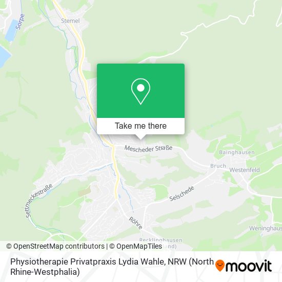 Physiotherapie Privatpraxis Lydia Wahle map