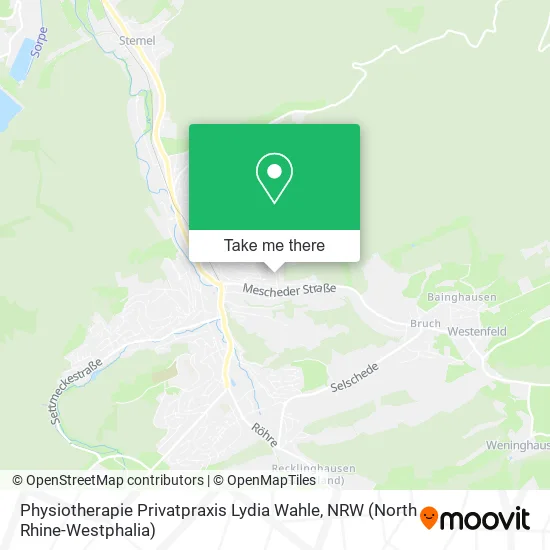 Карта Physiotherapie Privatpraxis Lydia Wahle