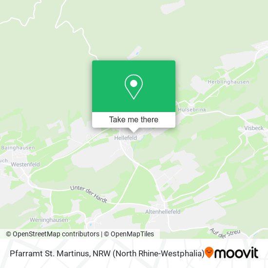 Pfarramt St. Martinus map