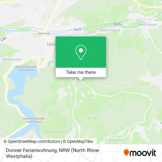 Карта Donner Ferienwohnung