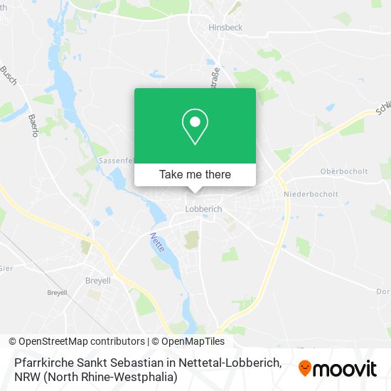 Pfarrkirche Sankt Sebastian in Nettetal-Lobberich map