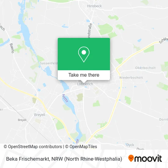 Beka Frischemarkt map