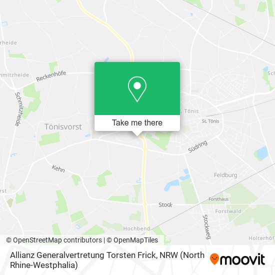 Allianz Generalvertretung Torsten Frick map