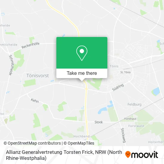 Карта Allianz Generalvertretung Torsten Frick