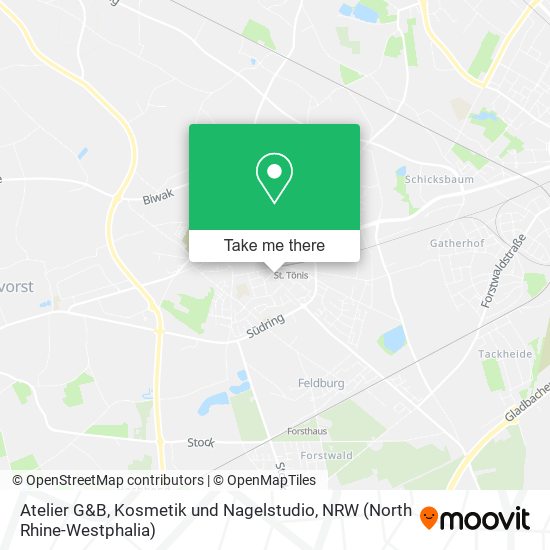 Atelier G&B, Kosmetik und Nagelstudio map
