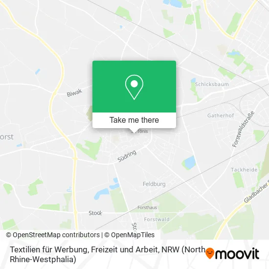 Карта Textilien für Werbung, Freizeit und Arbeit