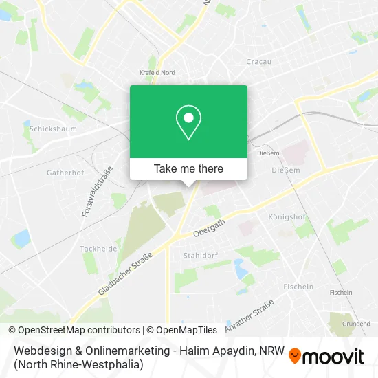 Карта Webdesign & Onlinemarketing - Halim Apaydin