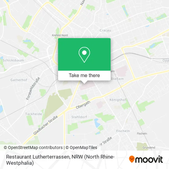 Restaurant Lutherterrassen map