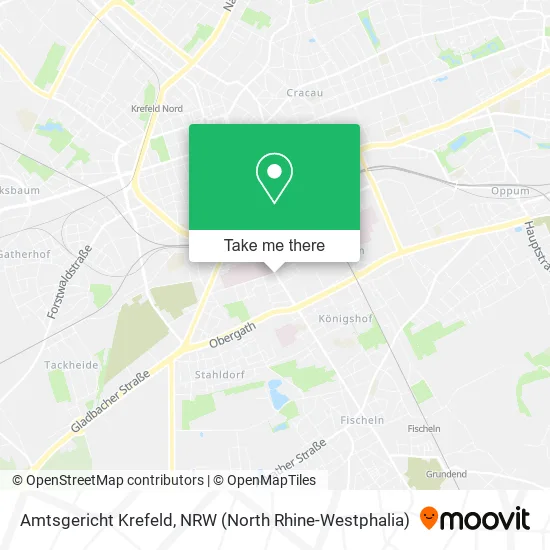 Карта Amtsgericht Krefeld