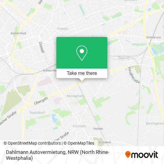 Карта Dahlmann Autovermietung