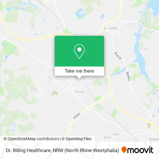 Dr. Rilling Healthcare map