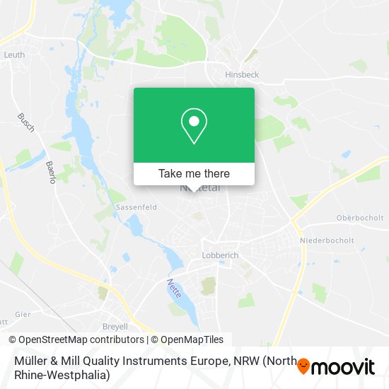 Карта Müller & Mill Quality Instruments Europe