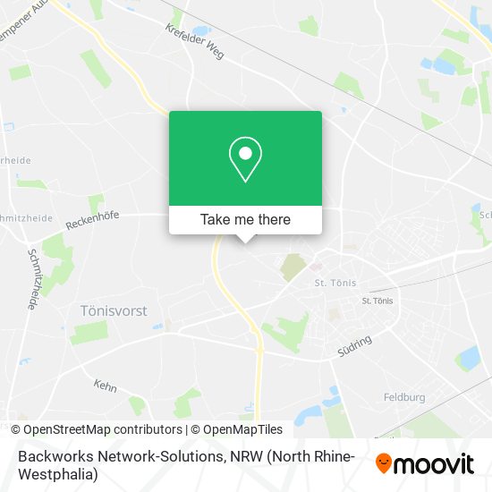 Backworks Network-Solutions map