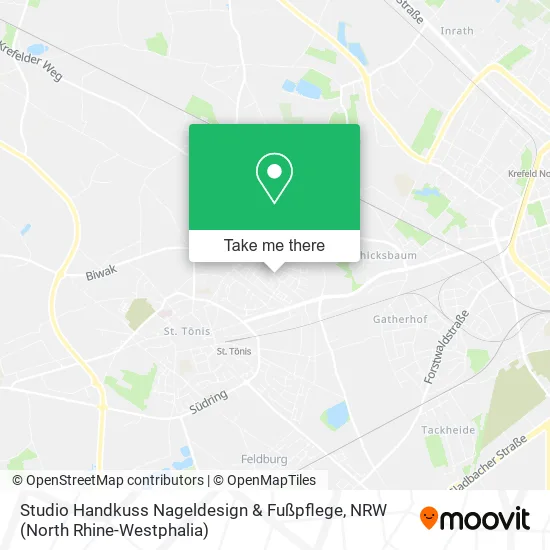 Карта Studio Handkuss Nageldesign & Fußpflege