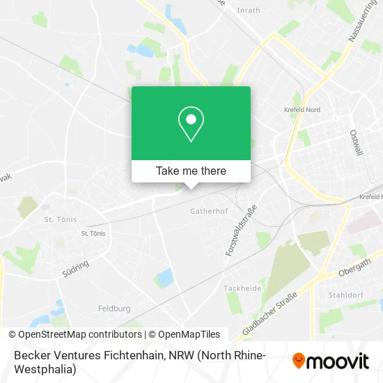 Карта Becker Ventures Fichtenhain