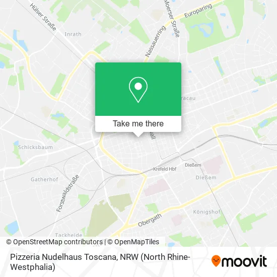 Карта Pizzeria Nudelhaus Toscana