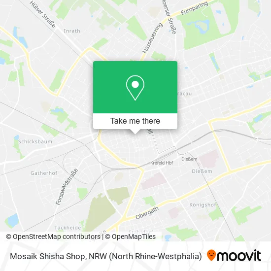 Карта Mosaik Shisha Shop