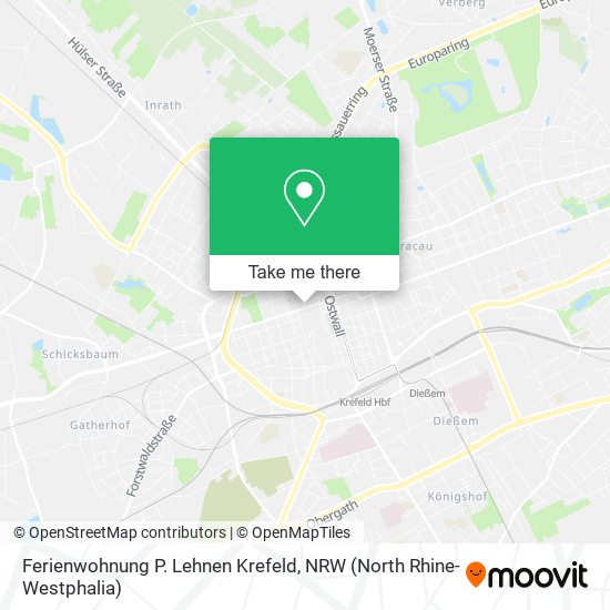 Ferienwohnung P. Lehnen Krefeld map