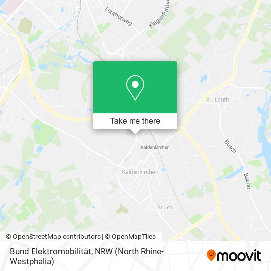 Bund Elektromobilität map