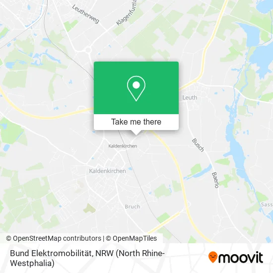 Карта Bund Elektromobilität