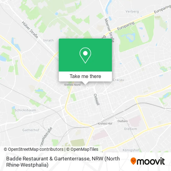 Badde Restaurant & Gartenterrasse map