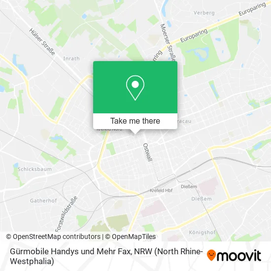 Карта Gürmobile Handys und Mehr Fax