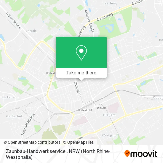 Карта Zaunbau-Handwerkservice.