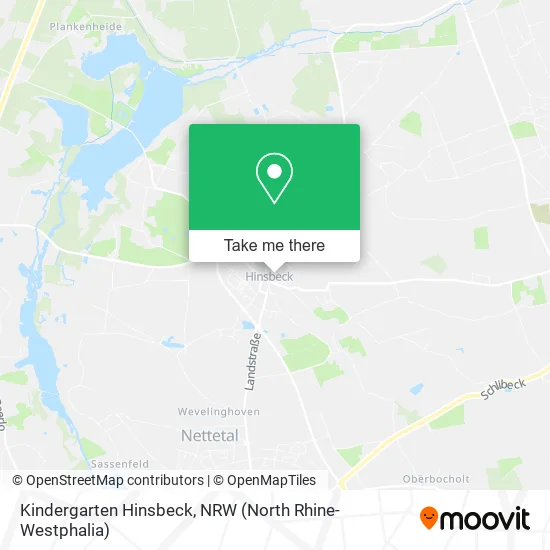 Kindergarten Hinsbeck map