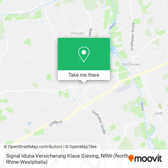 Карта Signal Iduna Versicherung Klaus Giesing