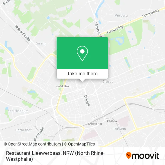 Карта Restaurant Lieewerbaas