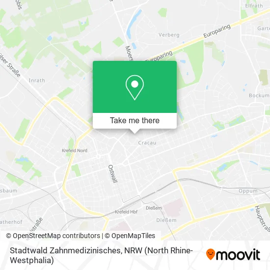 Карта Stadtwald Zahnmedizinisches