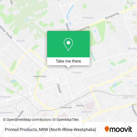 Printed Products map
