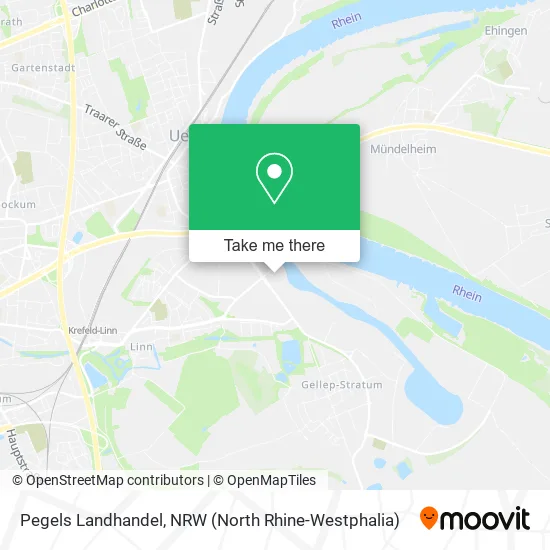 Карта Pegels Landhandel