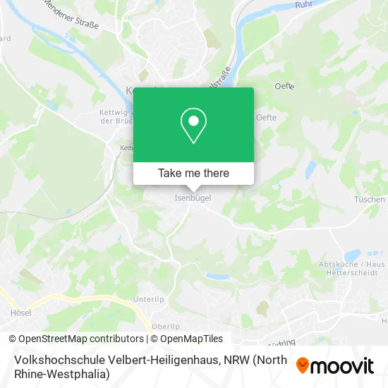 Карта Volkshochschule Velbert-Heiligenhaus