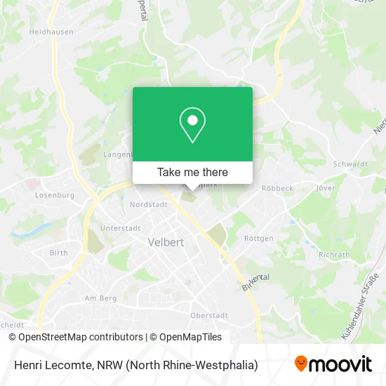 Карта Henri Lecomte