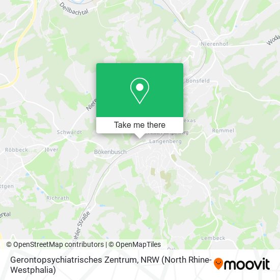 Gerontopsychiatrisches Zentrum map