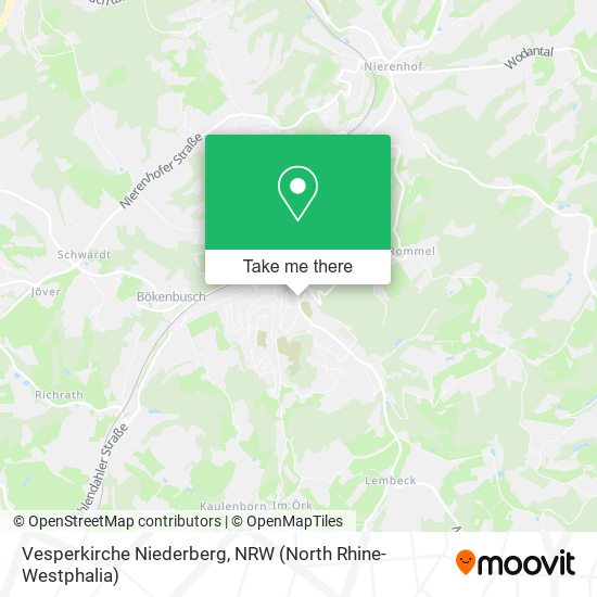 Vesperkirche Niederberg map