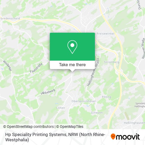 Hp Speciality Printing Systems map