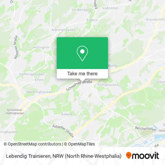 Карта Lebendig Trainieren