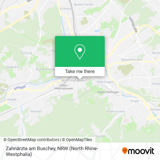 Zahnärzte am Buschey map