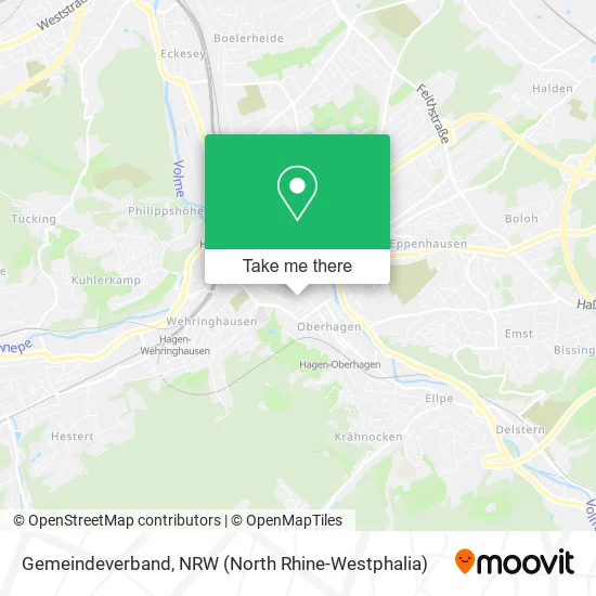Карта Gemeindeverband