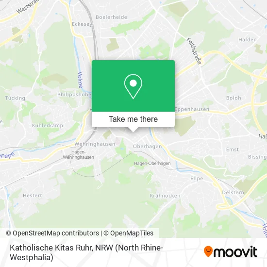Карта Katholische Kitas Ruhr